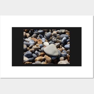 Pebbles on the beach Posters and Art